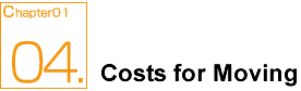Costs for moving