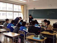 福島県学習支援ボランティア活動写真