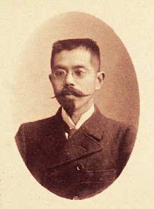 Figure 4: Genpachi Mitsukuri. Genpachi Mitsukuri (1862-1919) went to Germany in 1886, where he first studied zoology and then changed his specialty to history, returning to study this subject in Germany and France. After coming back to Japan, he succeeded Riess as professor of Western history at the Imperial University. His book History of the Great French Revolution (in two volumes) was praised as Japan's first academic book addressing revolutionary history.