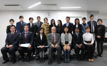 Recipients of the UTokyo Fellowship and staff members