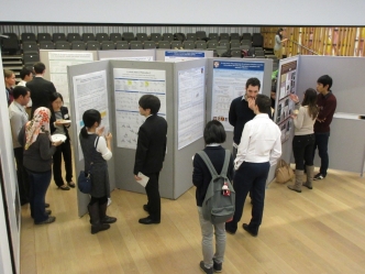 Poster session during the GS Pharmaceutical Sciences, CIMR, Dept. of Chemistry workshop