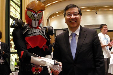 President Makoto Gonokami with TODAIN