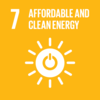 SDG7 Ensure access to affordable, reliable, sustainable and modern energy for all