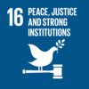 SDG16 Promote peaceful and inclusive societies for sustainable development, provide access to justice for all and build effective, accountable and inclusive institutions at all levels