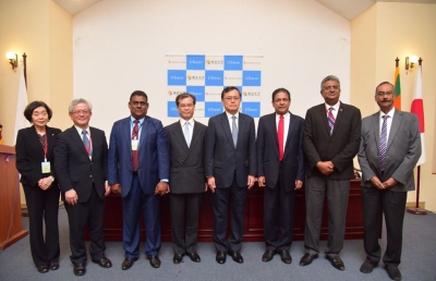 Speakers of the Opening Ceremony of the University of Tokyo Sri Lanka Office