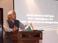 Prof.K.VijayRaghavan, F.R.S.によるご挨拶