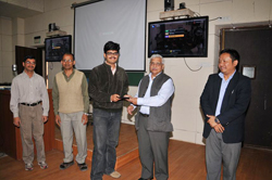 The scholarship award ceremony at IIT Delhi