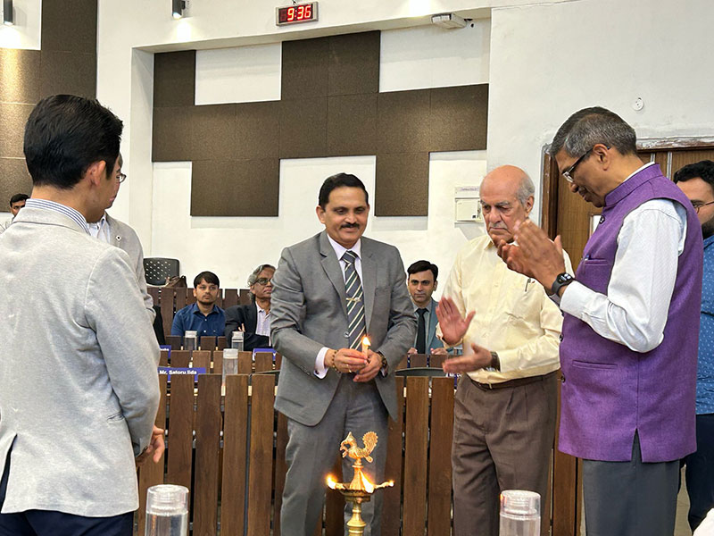 During the inauguration ceremony of Japan Meets India