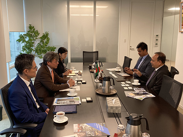 Discussion with representatives at the Embassy of Bangladesh