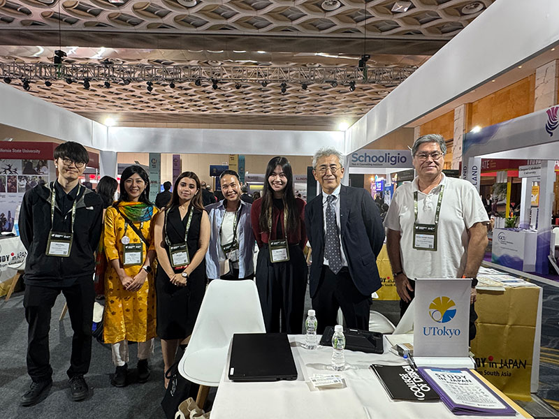 UTokyo faculty and staff worked together to highlight the opportunities of studying in Japan.