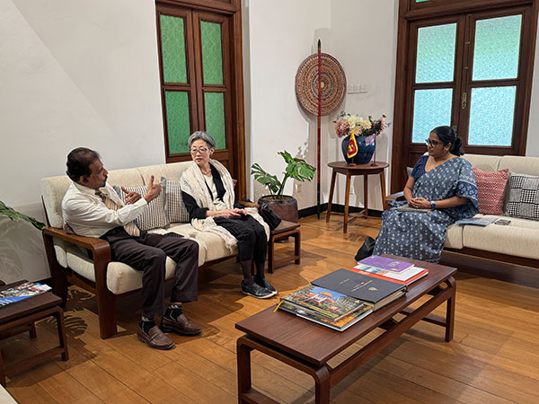 Discussion with Senior Professor Lasantha Manawadu and Dr. Iroja Caldera