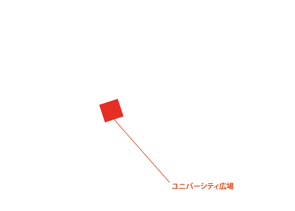 駒場地区キャンパス(ユニバーシティ広場)