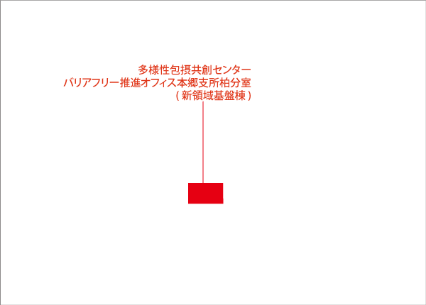 柏キャンパス(多様性包摂共創センター バリアフリー推進オフィス本郷支所柏分室)