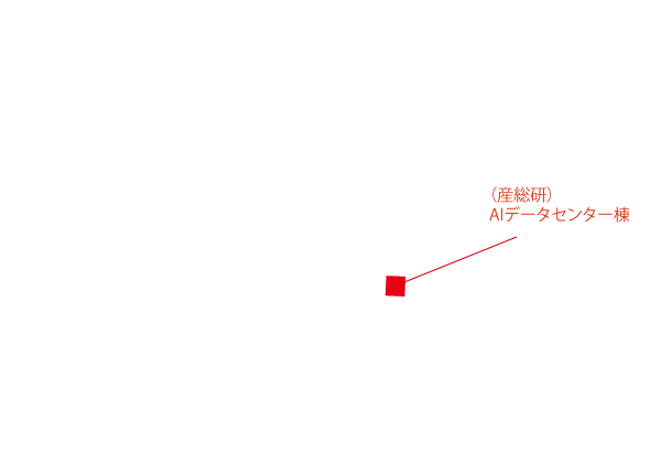 柏キャンパス((産総研)AIデータセンター棟)