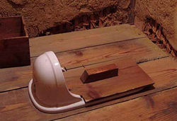 Using the Japanese style bathroom