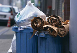 Separating garbage