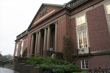 The Royal Swedish Academy of Sciences, which served as the venue for the day's breakfast, press conference and dinner