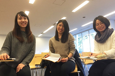 The Komaba group in the Communication Plaza classroom
