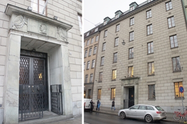 The building that houses the Nobel Foundation 