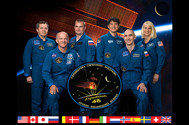 The crew of Expedition 48-49 ©JAXA/NASA