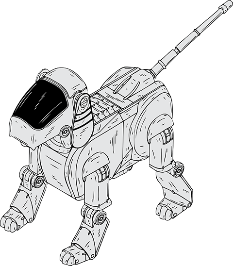 Fig. A robot dog