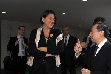 Ms. Violeta Bulc touring the ITS Center