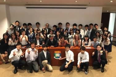 After the final presentation (The University of Hong Kong - University of Tokyo Joint Summer Program)
