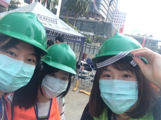 Visit to the construction site of MRT, the first underground railway system in Indonesia (University of Indonesia Summer Program)