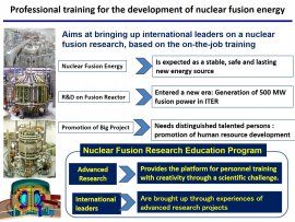 Professional Training for the Nuclear Fusion Energy Development, Yuichi Ogawa, Professor, Graduate School of Frontier Sciences