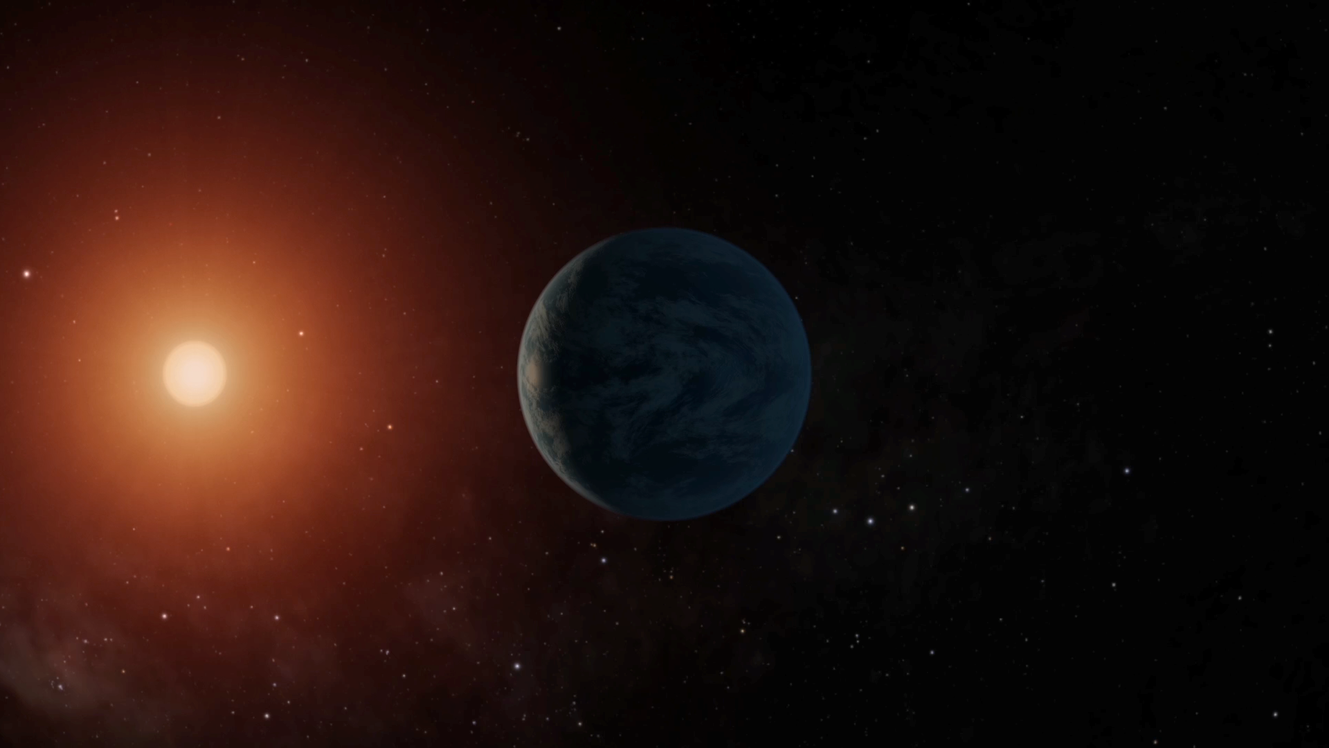 Artist's impression of an exoplanet