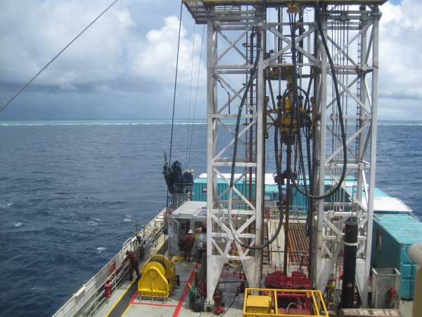 View toward Cairns, Australia, on board research vessel Greatship Maya