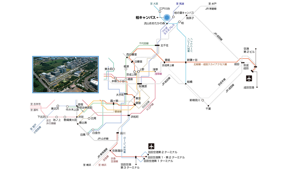 柏アクセスマップ 東京大学