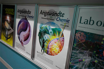 Covers of academic journals