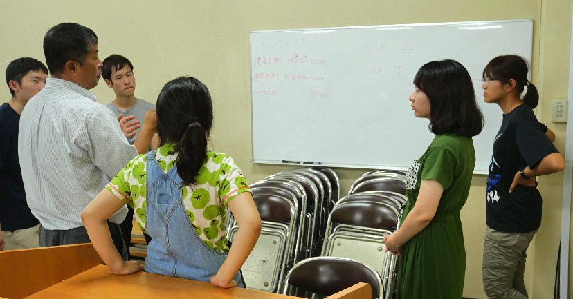 People standing in a room