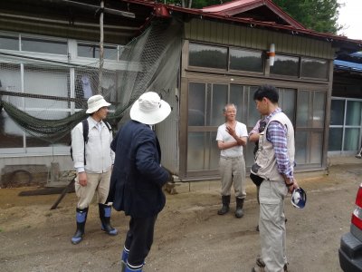 地元住民と話し合い