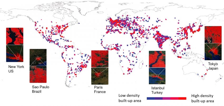 Global urban area mapping