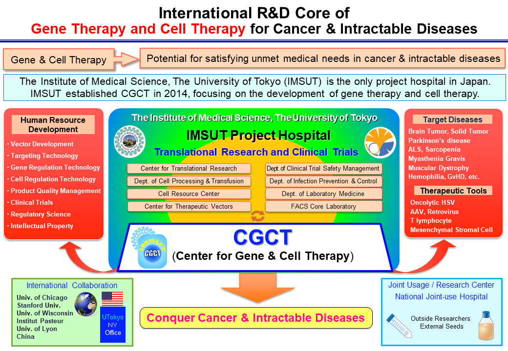International R&D Core of Gene Therapy and Cell Therapy for Cancer & Intractable Diseases