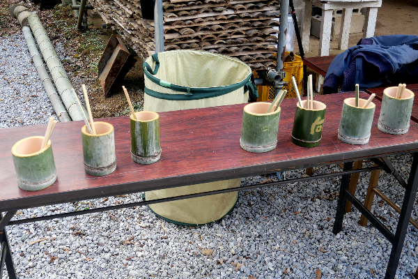 Table with objects on it