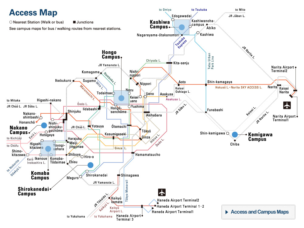 Access and Campus Maps