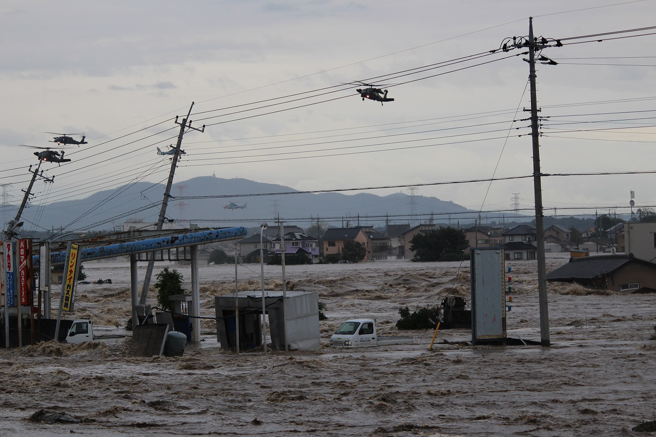 Joso City, Ibaraki Prefecture, afternoon, September 10, 2015.