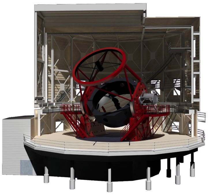 東京大学アタカマ天文台TAO 6.5m望遠鏡完成予想図