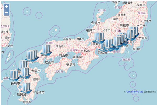 地震研サーバー（国内観測建物位置）