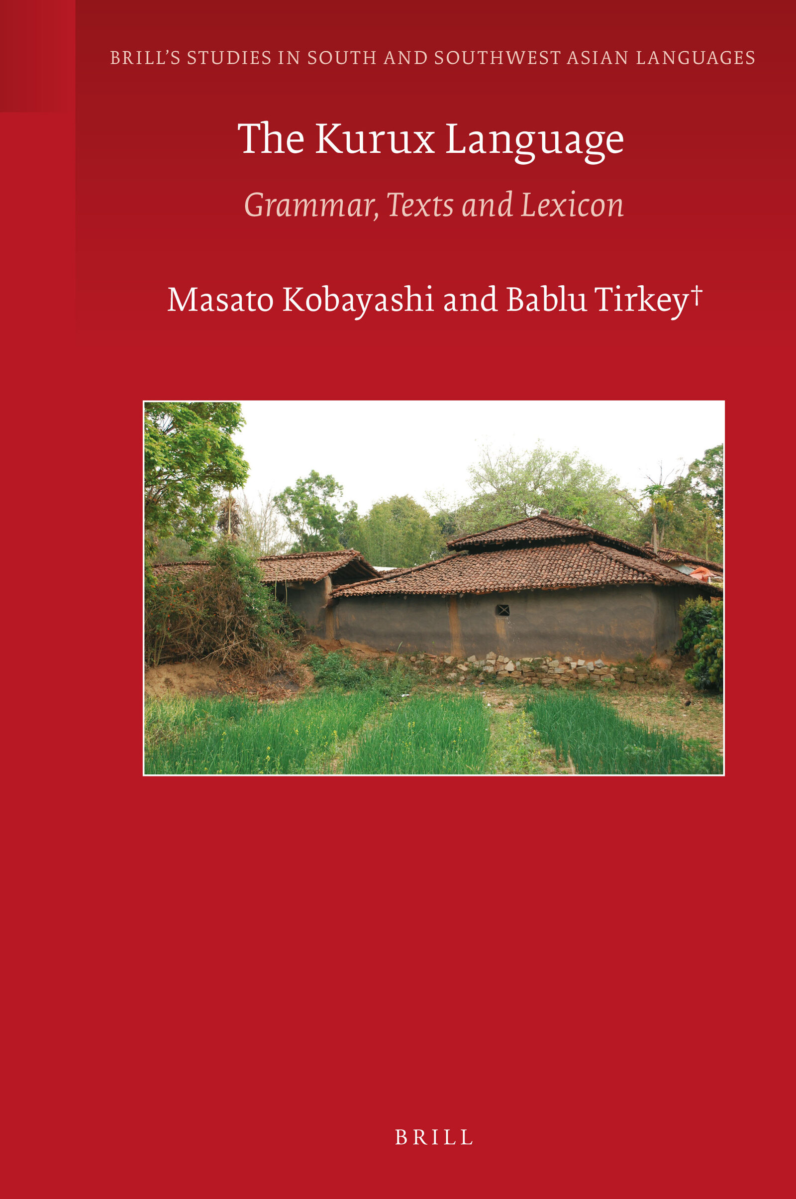 A red cover with a picture of A Kurux farmhouse with distinctive black-finish walls