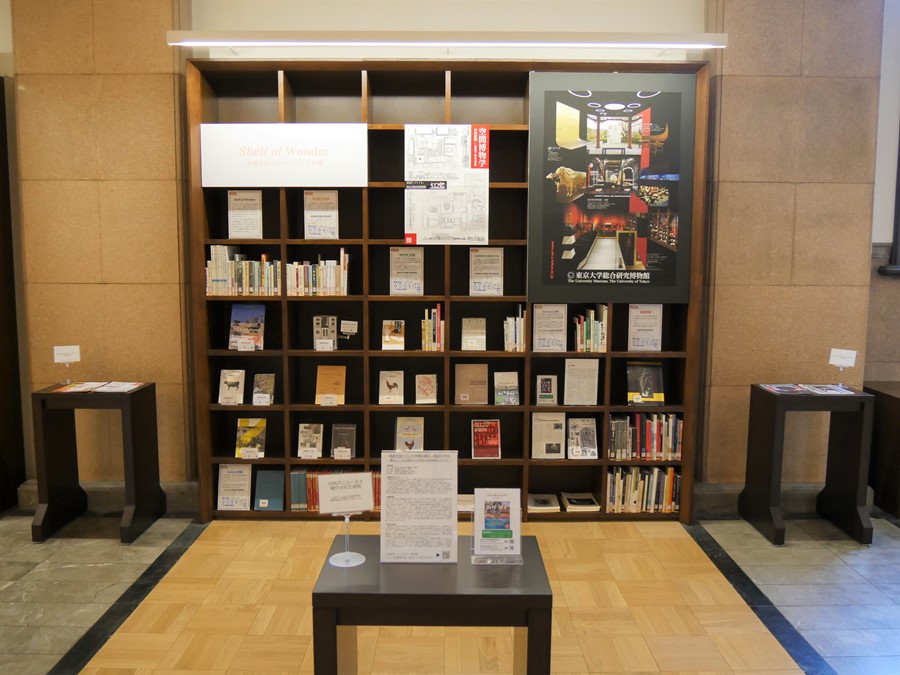 総合図書館展示　Shelf of Wonder1