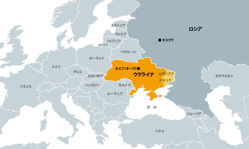 Map (Ukraina and surrounding nations)