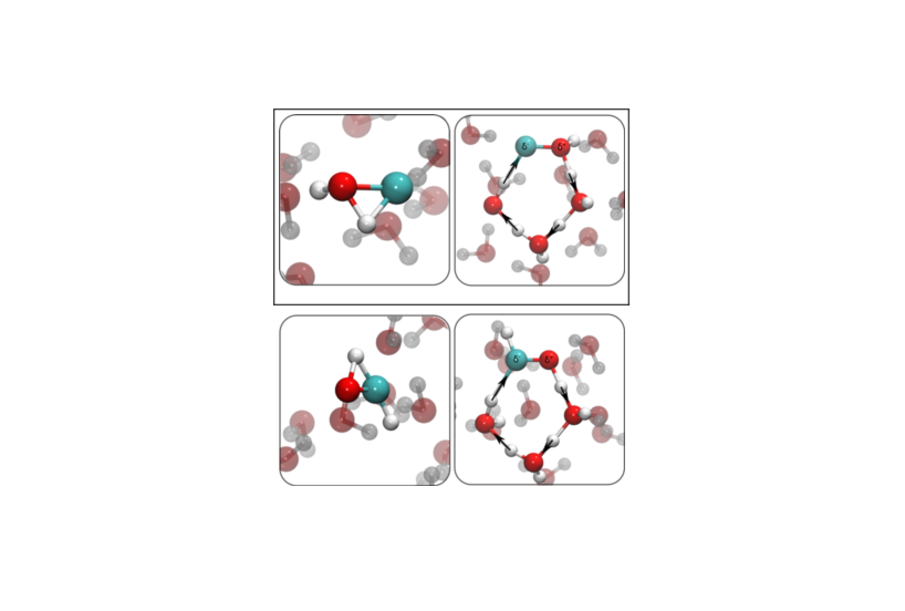 Carbon atom reaction on water ice