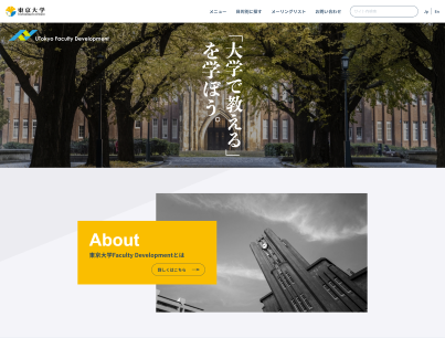 UTokyo FD website