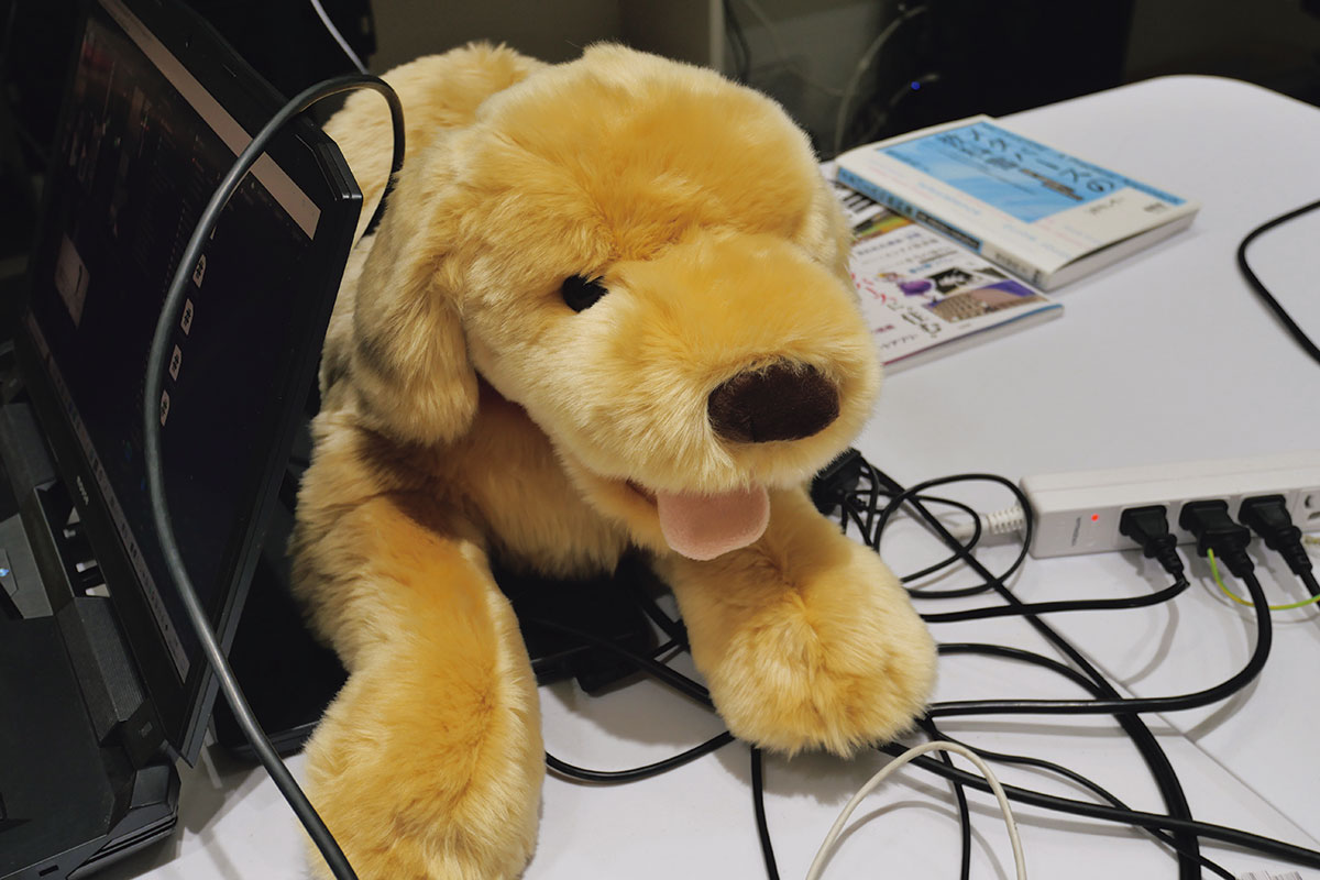 Plush toy dog