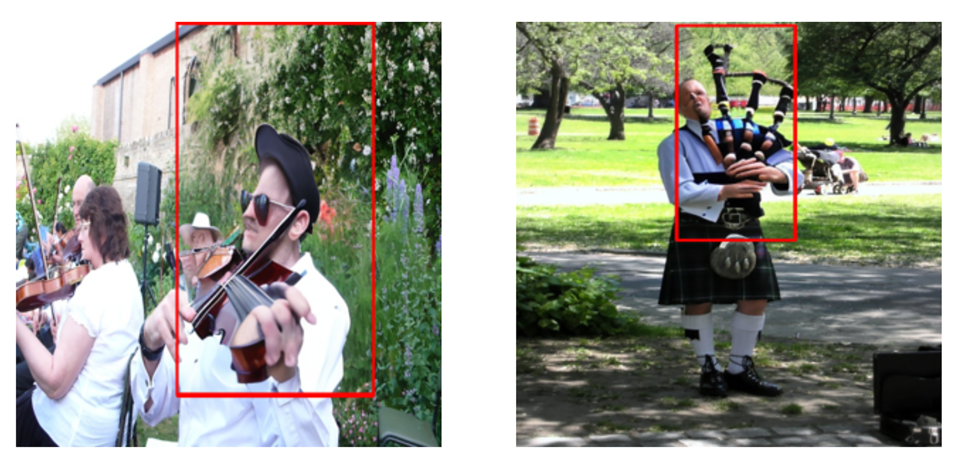 Two photos showing GCRs issues with artifical hands and facial features.
