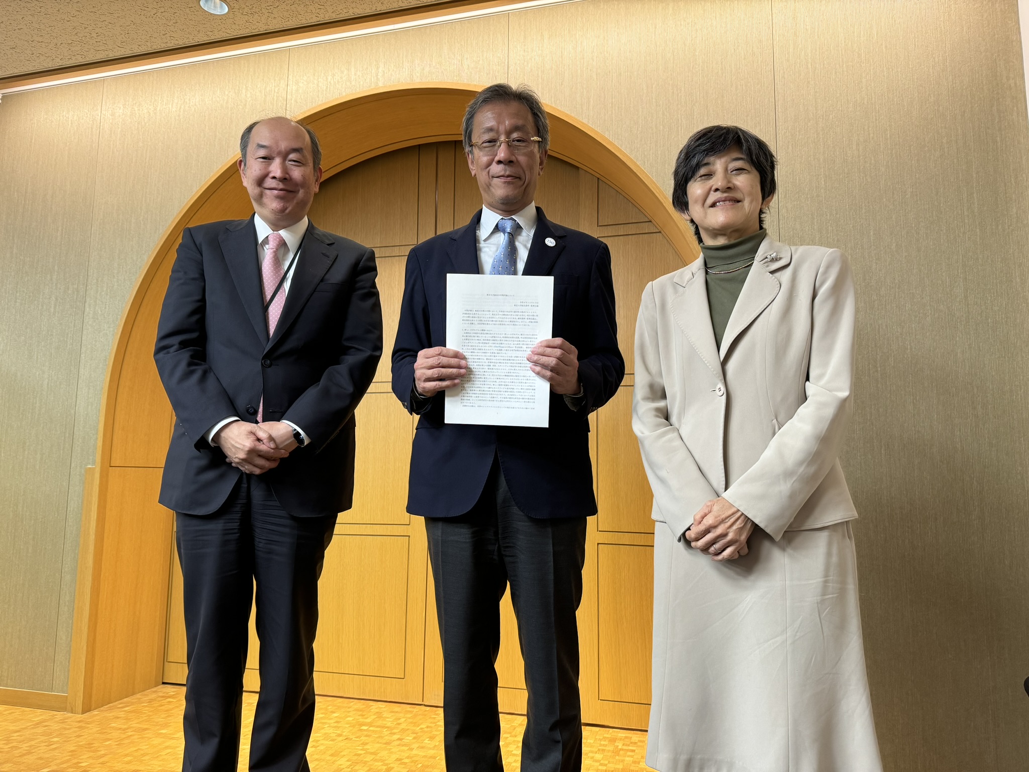 藤井総長と総長選考・監察会議